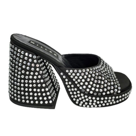 Simon Miller Slice Embellished Platform Sandals - Picture 1 of 7